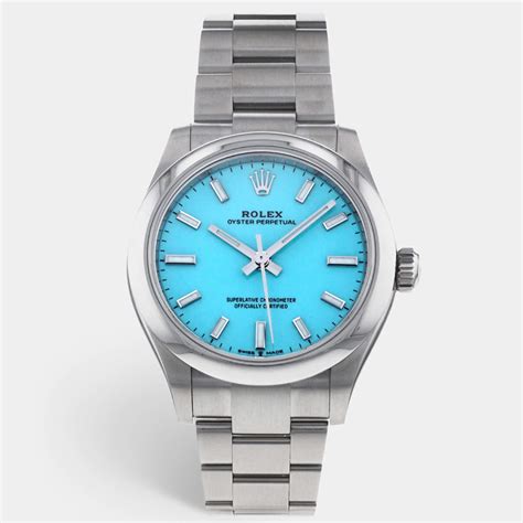 rolex donna color tiffany